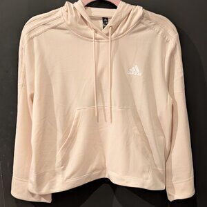 Adidas Bell Sleeved Hoodie - Cream (Size M)